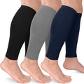 CTHH 3 Pairs Calf Compression Sleeves for Men & Women – Footless Compression Socks Leg Sleeve Support for Shin Splints