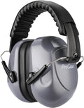 ProCase Noise Reduction Ear Muffs, Sound Proof Ear Protection, NRR 28dB Noise Cancelling Headphones for Adults Kids Autism, Hearing Protection for Shooting Gun Range Mowing -Grey