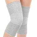 Bamboo Compression Knee Sleeve - Knee Sleeves for Women Men Knee Pain - Elastic Warm Knee Brace (Gray, X-Large)