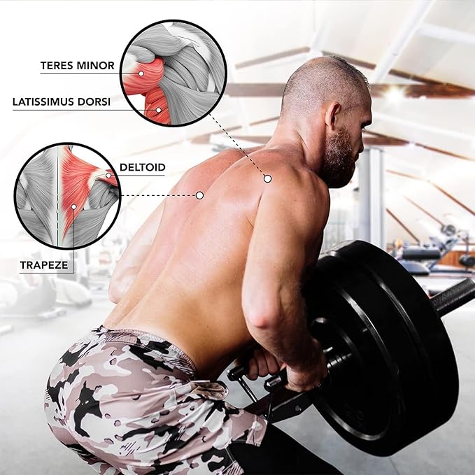 Yes4All T-Bar Row Plate Post Insert Landmine Attachment – Fit 1" & 2” Olympic Bars – Full 360° Swivel & Easy to Install