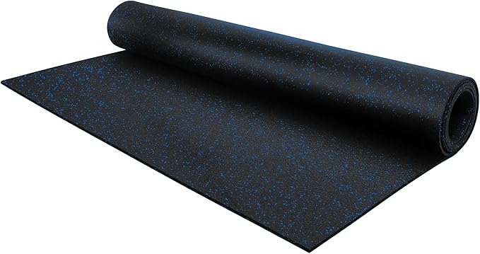 Flooring Inc's 1/4" Thick Tough Rubber Flooring Roll | Flexible Recycled Rubber Floor Mats for Home Gym | Heavy Duty Rubber Mat for Home Gyms, Sheds, Horse Stall Mat or Trailer