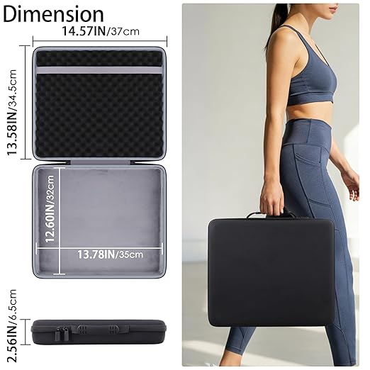 co2CREA Hard Carrying Case for GE Smart Scale, Compatible with CS10G/CS10H, Shockproof, Water-Resistant EVA Storage Bag with Handle for Travel and Home Organization
