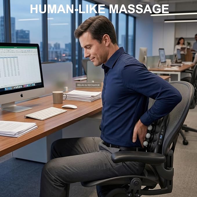 24 Head Massage Gun Deep Tissue, 9 Speeds & 9 Models Electric Percussion Muscle Massager, Quiet Portable Back Massager for Pain Relief, Relaxation for Back, Neck, Shoulders, Legs, Feet
