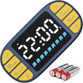 DOOMAY Digital Kitchen Visual Timer: 3.6'' Large LED Display, Magnetic, 3 Brightness, 4 Alarms and Volume, Memory Function, Countdown Count up for Cooking, Classroom, Home Gym, AAA Battery Included