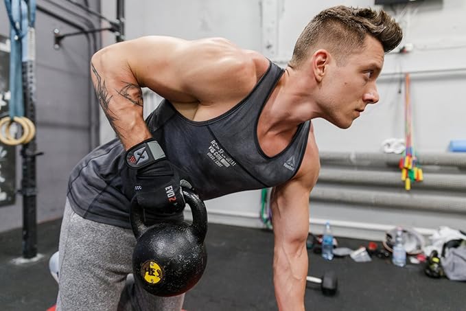 skott Evo 2 Weightlifting Gloves with Integrated Wrist Wrap Support-Double Stitching for Extra Durability-Get Ripped with The Best Body Building Fitness and Exercise Accessories