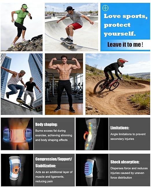 Bamboo Knee Sleeves 2-Pack Knee Compression Sleeve Women Men Elastic Warm Slip-on Recovery Knee Brace for Arthritis Knee Pain (Small)