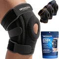 Knee Brace for Women and Men – Knee Compression Sleeve for Meniscus Tear, ACL, Arthritis Pain Relief, Patella Pad & Side Stabilizers – Please Check How To Size Video (Gray, Medium)