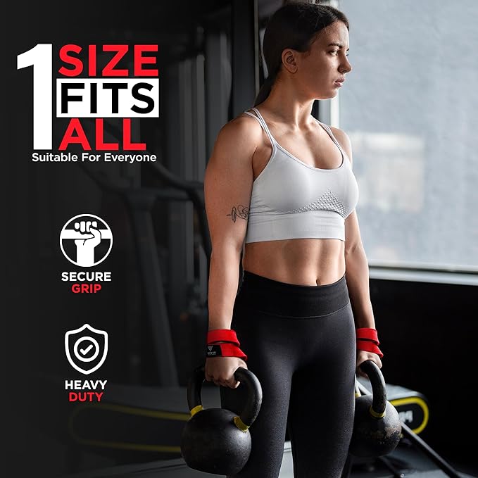 WYOX Figure 8 Lifting Wrist Straps for Weightlifting – Heavy Duty Padded Neoprene Wrist Support, Powerlifting & Strength Training Lift Straps for Deadlifts, Pull Ups, Rows, Shrugs, Gym Training Hand Grip Support for Bodybuilding