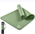 Gruper Yoga Mat Non Slip NBR Extra Thick Yoga Mat, 72"L x 32"/24"W x 0.6"/0.4"TH (185cm x 80cm/61cm x 15mm/10mm), Anti-Tear Exercise Mat with Carrying Strap and Bag, Workout Mats for Yoga, Pilates