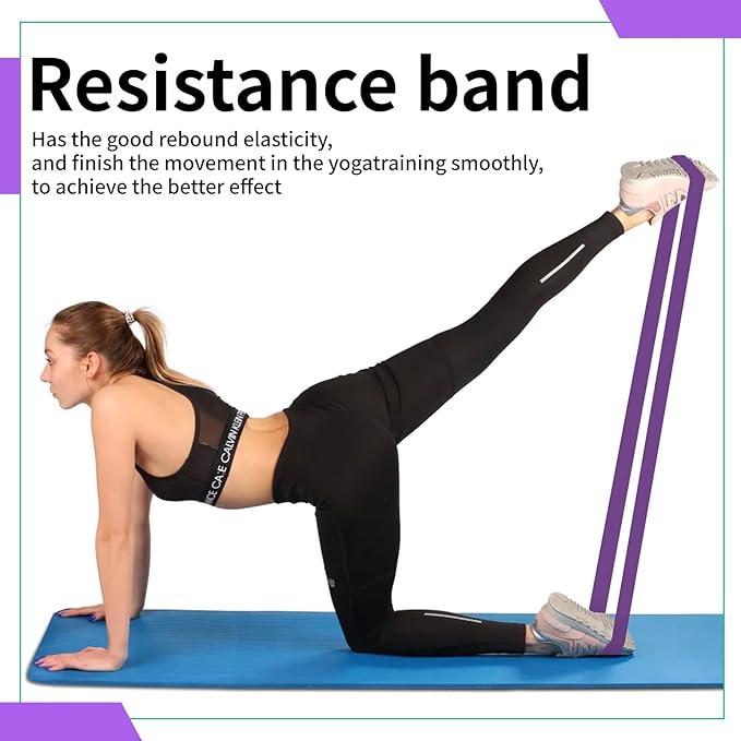 12-Pack Resistance Bands Set - Pull Up Assist, Strength Training & Physical Therapy for Home Gym | Exercise Loop Bands for Men & Women