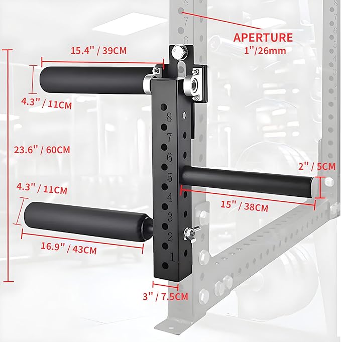 MARLANG Leg Extension and Curl Machine for Power Rack Attachments, Leg Extension Attachment for Home Gym, Leg Curl Attachment for Workout Equipment