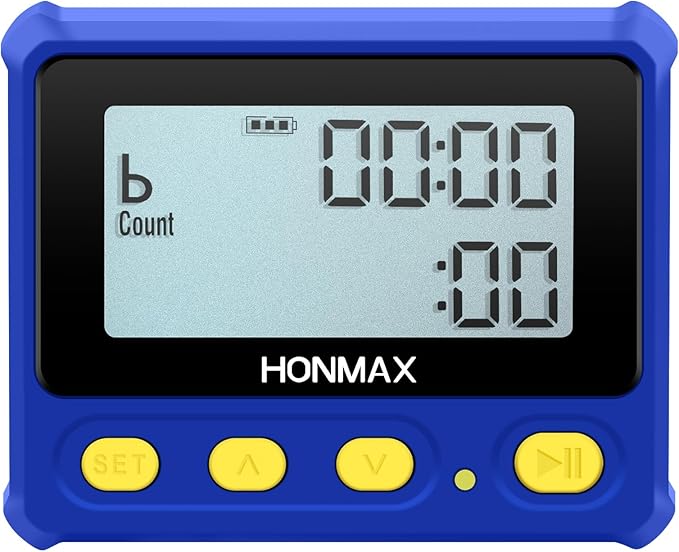 8200 Interval Timer and Stopwatch, Backlight, USB-C Charged, Clock