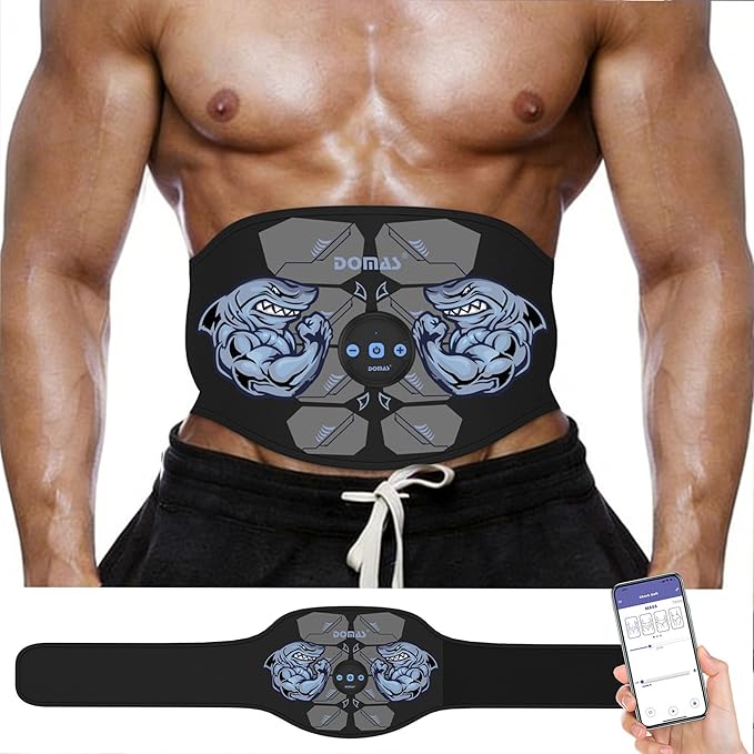 FDA Cleared ABS Stimulator Muscle Toner - Next Gen Ultra AB Toning Belt for Abdominal Belly Fat, Portable Tactical Stomach Trainer Machine, Vital Flex Core Workout Home Gym Fitness