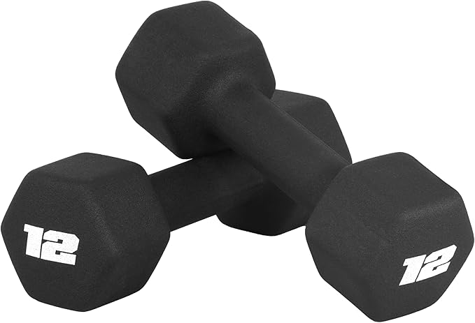 CAP Barbell Neoprene Dumbbell Weights Pairs & Sets | Multiple Colors