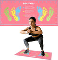 31.5'' X 13.8'' Anti-Slip Squat Mat with Foot Position Guides, Professional-Grade Exercise Mat Perfect for Squats, Leg Training and Lunges, Enhancing Muscle Activation, Versatility and Safety for Home Fitness Enthusiasts