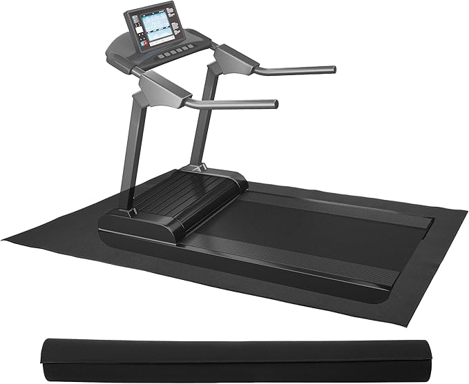 Fitvids High Density Home Gym Treadmill Exercise Bike Equipment Mat, 1/4" Thick, Multiple Sizes