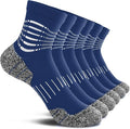 IRAMY Ankle Compression Socks for Men Athletic Running Socks with Cushioned Support 3/5 Pairs