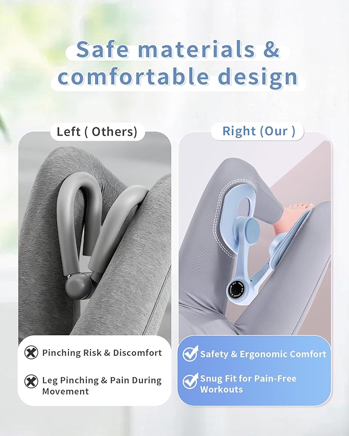 Thigh Trainer Kegel Exerciser - 360° Adjustable Thigh & Pelvic Floor Strengthener, Multi-Function Home Gym Equipment for Women's Inner Thigh, Hip, Leg and Arm Workouts