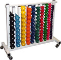 Ader Neoprene Dumbbell Set w/Rack