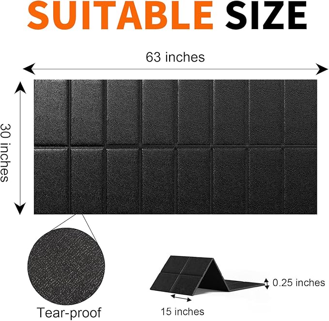 Stepwaver Bike Mat Compatible with Peloton Bike Trainer Mat Non-Slip Shock Absorbing Gym Floor Mat to Protect Hardwood & Carpets, Mat for Exercise Bike,Exercise Equipment Indoor Cycles (63"x30")