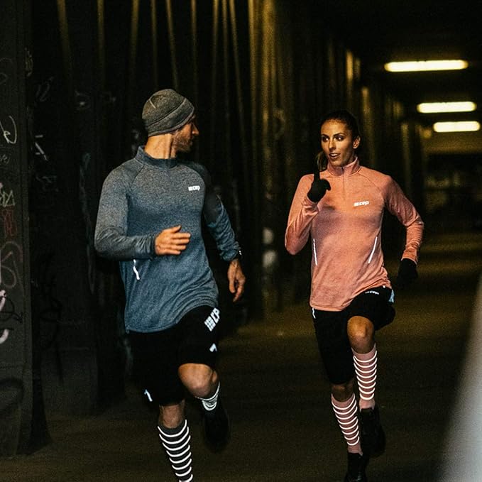 Men's Reflective Compression Calf Sleeves by CEP