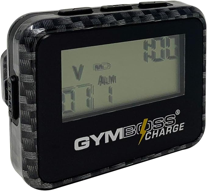 Gymboss Charge Interval Timer and Stopwatch & Watchstrap - Bundle