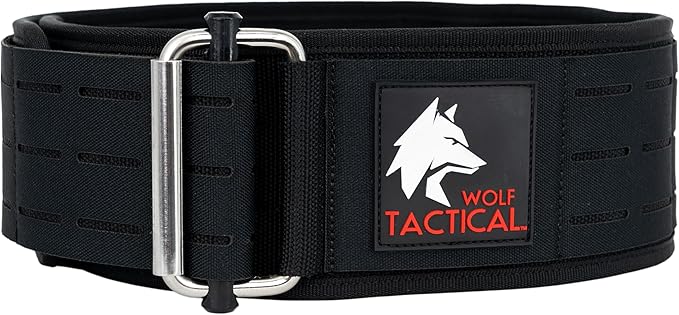 WOLF TACTICAL Weight Lifting Belt – Weight Belt for Men, Weightlifting Belt for Powerlifting, Deadlift, Squats, Workout Belt Gym Belts for Men