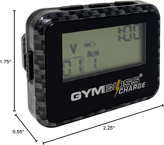 Gymboss Charge Interval Timer and Stopwatch & Watchstrap - Bundle