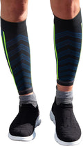 Zensah Featherweight Compression Leg Sleeves - Relieve Shin Splints, Calf Strains