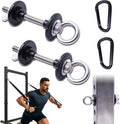 J Bryant 2PCS Power Rack Attachments for Resistance Bands Heavy Duty Squat Rack Accessories Fits 2"x2" & 3"x3" Uprights with 5/8" or 1" Holes Strength Training Compatible