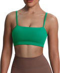 Aoxjox Women's Workout Bandeau Bras Training Fitness Running Yoga Crop Tank