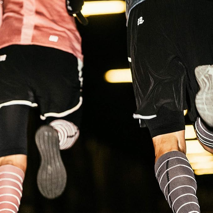 Men's Reflective Compression Calf Sleeves by CEP