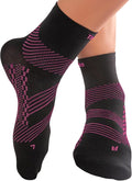 TechWare Pro Plantar Fasciitis Socks - Ankle Compression Socks for Women & Men. Achilles Tendonitis Brace & Foot Arch Support