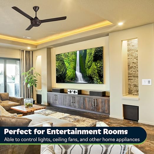 TOPGREENER 4-Hour Countdown Timer Switch, 5-10-30-60 Min 1-2-4 Hour Settings, for Fans and Lights, LED Indicator, 120VAC 60Hz, 1/2HP, 150W LED, Neutral Wire Required, UL Listed, TGT06-4H-RT-W, White