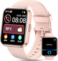 Smart Watch for Women Gifts, Womens Smartwatch with Sleep,Heart Rate,Pressure,SpO2 Monitor & Cycle Tracking, Alexa/AI Voice & Call Fitness Watch with Schedule Reminders & 100+ Sports Modes-Pink