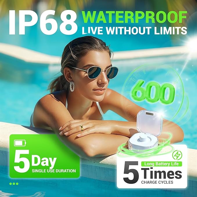 Smart Ring - Free Heart Rate SpO2 Sleep Tracker | No Subscription | IP68 Waterproof Fitness Tracker | 24/7 Activity Monitor | Step Counter & Stress Tracking | Sleep & Workout (Gold, 8)