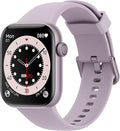 Smart Watch for Men Women Answer/Make Call, 1.85" Smartwatch, Fitness Watch with Heart Rate Blood Pressure Sleep Monitor, 140+Sports, IP68Waterproof Step Counter Compatible with Android IOS Purple