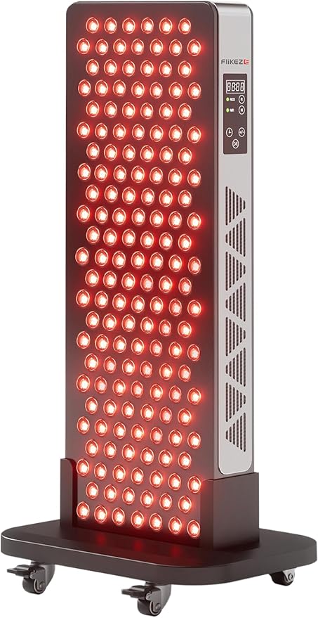 2026 Upgraded Red Light Therapy for Body Face, Dual Chip 660nm 850nm Red Light Panel with 3 Modes, Dimmable & Timer, Infrared Light Therapy for Home Office Gym, Basic 156 LEDs