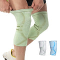 aoFIT Compression Knee Brace for Women & Men, 2 Pack AOCELL Knee Sleeve Support for Knee Joint Pain Relief, ACL, Meniscus Tear, Arthritis - Breathable for Workout, Running, Gym, Sports, Fitness L