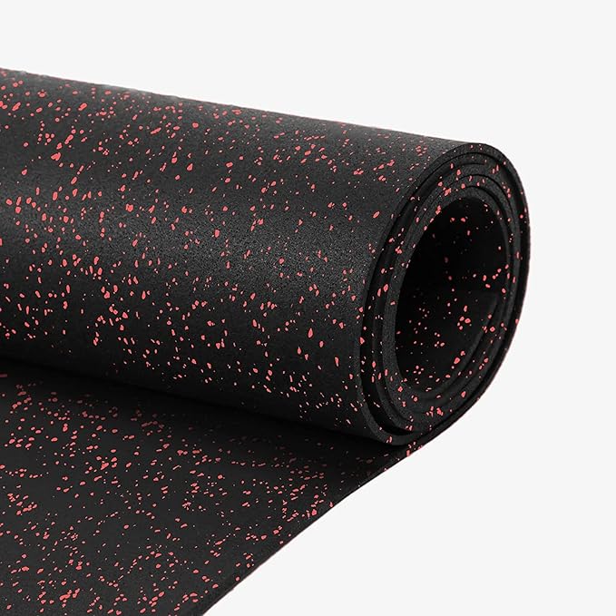 Flooring Inc's 1/4" Thick Tough Rubber Flooring Roll | Flexible Recycled Rubber Floor Mats for Home Gym | Heavy Duty Rubber Mat for Home Gyms, Sheds, Horse Stall Mat or Trailer