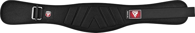 RDX RX4 Weightlifting Belt - EVA Foam Support, Adjustable Nylon Strap & Secure Fit I Gym Belt for Men & Women I Back Support for Heavy Lifting & Strength Training