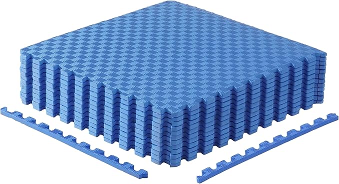 CAP Puzzle Exercise Mats | 1/2” Thick EVA Interlocking Foam Tiles for Home Gym Flooring | Multiple Options