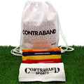 Contraband Sports 7419 41in Loop Elastic Resistance Bands, Weight Lifting Bands, Powerlifting Bands, Pullup Assistance Bands, and Yoga Stretch Bands - Perfect for Gym, Home, or Travel