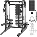 GarveeLife Power Cage, 2000LB Power Rack with Dual Independent Pulley System, Squat Rack with Adjustable Cable Crossover, Multi-Function Home Gym Workout Machine for Home