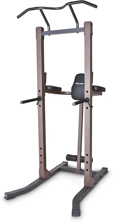 Steelbody Industrial Inspired Heavy Duty Home Gym System for Bodybuilding and Strength Training Available for Full Cage, Squat Rack and Power Tower