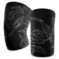 Katamu Premium Weightlifting, Powerlifting, Squats, Athletic and Fitness Knee Support Sleeve | Knee Sleeve for Men and Women | Gothic, XXL