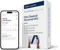 KardiaMobile Card Credit-Card Sized EKG, Medical-Grade & FDA-Cleared Personal Heart Monitor, Bluetooth Enabled, On-The-Go Check-Up Anywhere, Compatible with Most Smartphones, No Subscription Required