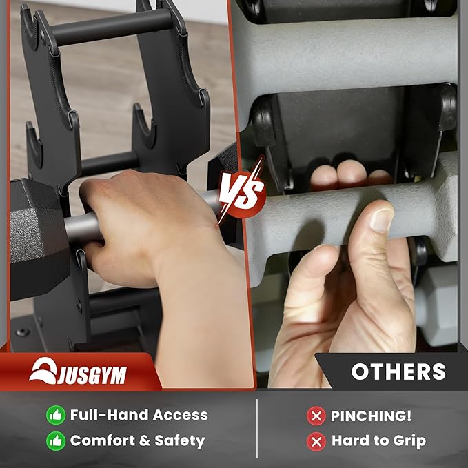 Dumbbell Rack Stand Only, 7-Tier | 5-Tier | 3-Tier Weight Rack for Dumbbells, Wide-Slot No-Interference Design, Solid Steel Construction Weight Holder for Home Gym, Dumbbell Storage Rack (Rack Only)