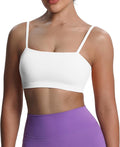 Aoxjox Women's Workout Bandeau Bras Training Fitness Running Yoga Crop Tank