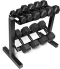 CAP Barbell 150 lb Dumbbell Set with 2-Tier Rack | Multiple Options